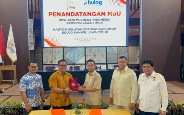 DPW Tani Merdeka Gandeng Bulog Jatim Dukung Program Swasembada Pangan