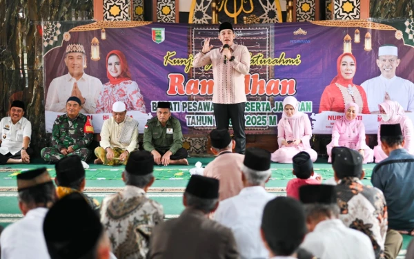 Thumbnail Berita - Silaturahmi Ramadhan, Bupati Pesawaran Singgung Maraknya Judol