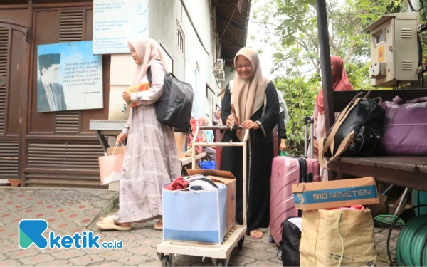 [Berita Foto] Perpulangan Santri Darul Ulum Njoso Jombang Jelang Lebaran, Yey Liburan Tiba!