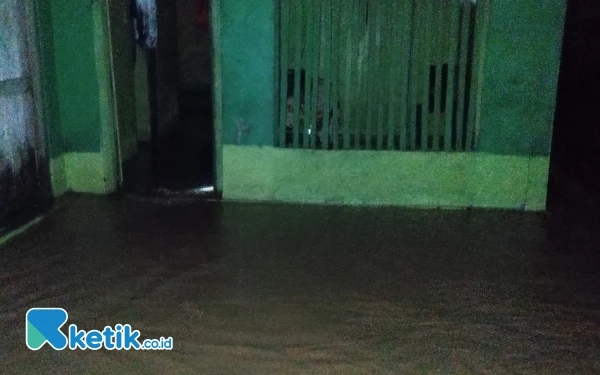 Thumbnail Banjir Kembali Melanda Desa Jojame Halsel, Tinggi Hampir 1 Meter