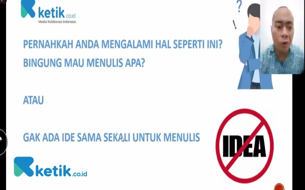 Thumbnail Berita - Kelas Ketik Bocorkan Tips Temukan Ide Cepat Menulis