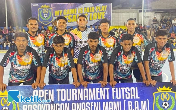 Thumbnail Berita - Bermain Impresif, Mandala FC Amankan Tiket Semi Final Turnamen Futsal BAM Cup 2025