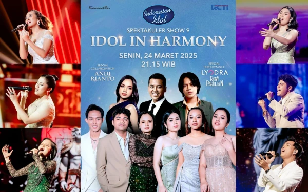 Thumbnail Berita - Semakin Sengit, TOP 6 Indonesian Idol XIII Kolaborasi dengan Andi Rianto