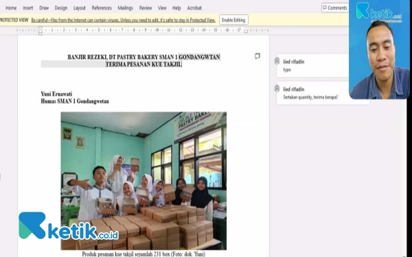 Thumbnail Berita - Hari Terakhir Kelas Menulis Bareng Ketik, Peserta Diajak Praktik