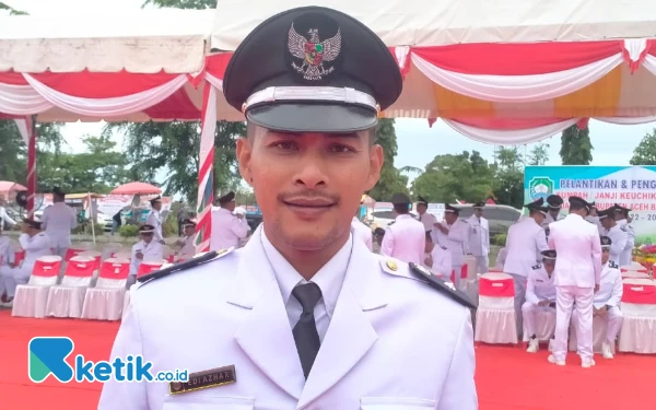 Foto Kepala Desa Palak Hulu, Edi Azhar. (Foto: Cutbang Ampon)