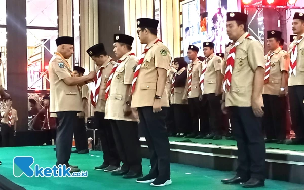 Thumbnail Berita - Arum Sabil Lantik Mabi Dan Pembina Sako Pramuka LP Ma'arif PWNU Jatim