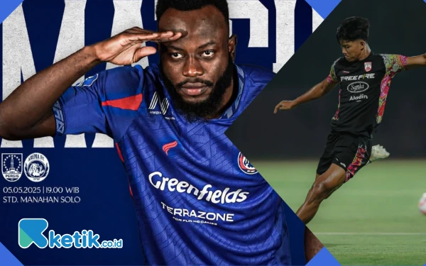 Thumbnail Berita - Persis Solo vs Arema FC, Berikut Head to Head dan Prediksi Susunan Pemain