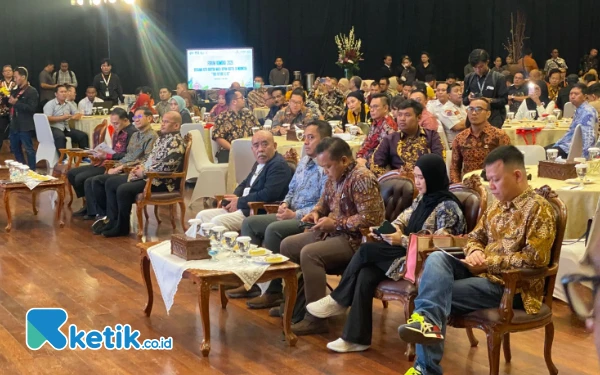 Foto Potret Kepala Diskominfo se-Indonesia yang mengikuti Forum Komdigi. (Foto: Shinta Miranda/Ketik.co.id)