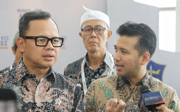 Foto Wagub Jatim Emil bersama Wamen Dalam Negeri Bima Arya (Foto: Biro Adpim Pemprov Jatim)