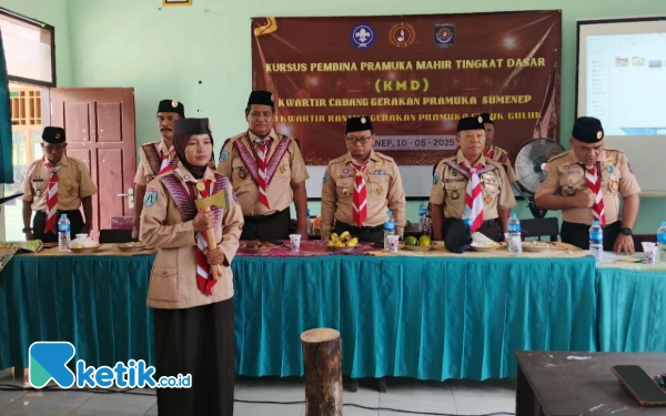Thumbnail Berita - Wujudkan Profesionalisme Pembina Pramuka, Kwarcab Sumenep Gelar Kursus KMD