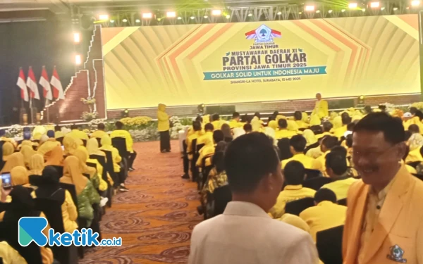 Foto Suasana MUSDA ke-XI DPD Partai Golkar Jatim (Foto: Martudji, ketik.co.id
