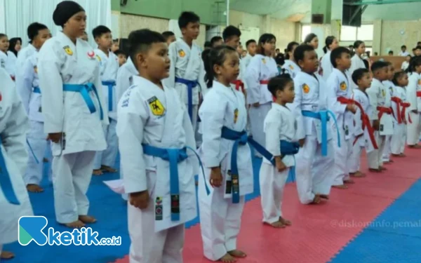 Foto Ratusan atlet Karate siap bertanding di Karate Championship Pemalang Open Bupati Cup III 2025. (Foto: Kominfo Pemalang for ketik.co.id)
