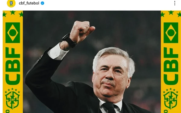 Thumbnail Berita - Ditunjuk Latih Timnas Brasil, Ancelotti dan  Real Madrid "Akhire Pisahan"