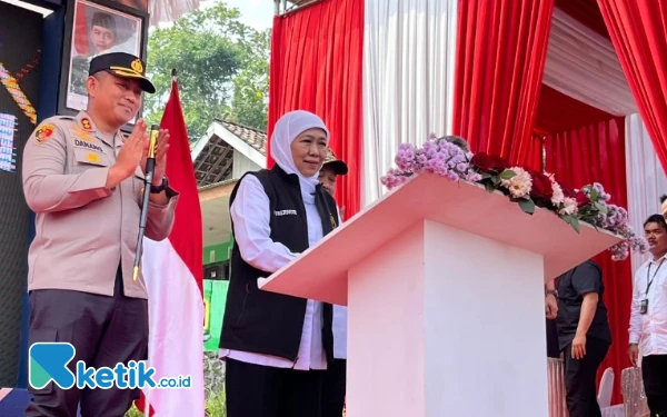 Thumbnail Berita - Atasi Kekeringan saat Musim Kemarau, Gubernur Khofifah Resmikan SPAM Dusun Sumbul Malang