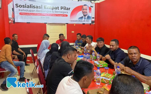 Thumbnail Berita - Jamaluddin Idham Sosialisasi Empat Pilar Kebangsaan di Bireuen, Tuai Apresiasi