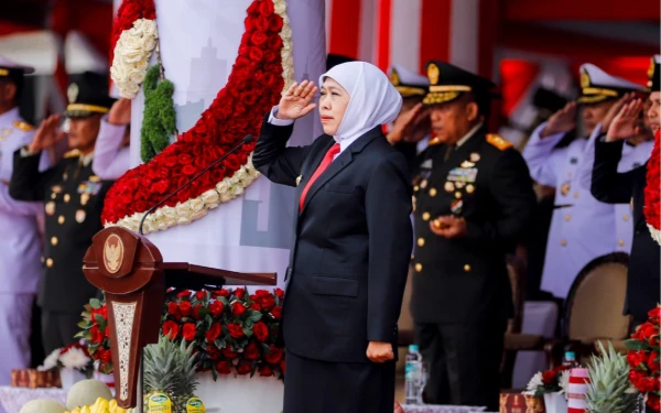 Thumbnail Berita - Peringatan Harkitnas 2025, Gubernur Khofifah Ajak Bangkit Hadapi Dampak Dinamika Ekonomi Global