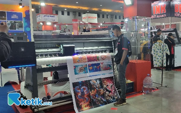 Foto Salahsatu peserta pameran Jogja Printing Expo 2025. (Foto: Fajar Rianto / Ketik.co.id)