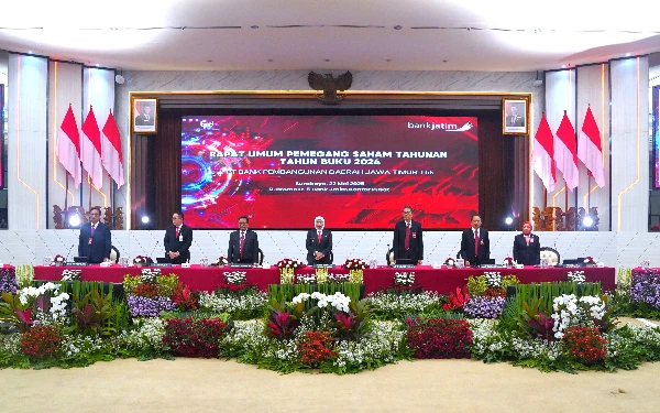 Thumbnail Berita - RUPS 2024, Bank Jatim Tebar Dividen Rp821 Miliar