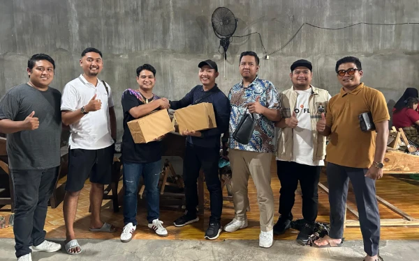 Foto Dua pengusaha muda asal Jember dan Pasuruan sepakat menjalin kerja sama bisnis. (Foto: Istimewa)