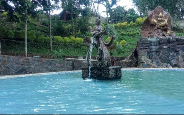 Foto Suasana Wisata Pentungan Sari Water Park di Kabupaten Malang. (Foto: Matic & Disparbud Kabupaten Malang)