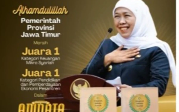 Thumbnail Berita - Borong 10 Penghargaan Anugerah Adinata Syariah 2025, Gubernur Khofifah Komitmen Perkuat Ekonomi Syariah di Jatim