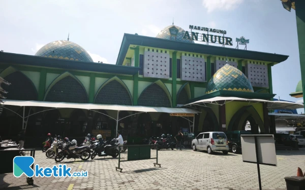Thumbnail Berita - Iduladha 2025, Masjid Agung An Nur Kota Batu Sembelih 9 Sapi