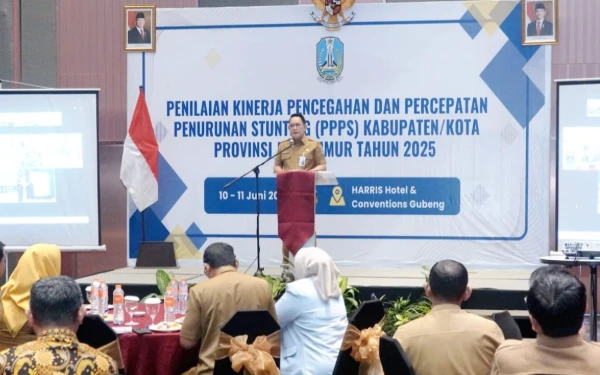Thumbnail Berita - Komitmen Turunkan Stunting, Sekdaprov Jatim Tegaskan Pentingnya Konvergensi dan Kolaborasi Lintas Sektor