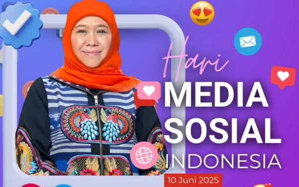 Thumbnail Berita - Khofifah: Hari Medsos Indonesia, Momentum Lawan Hoaks dan Sebarkan Kebaikan