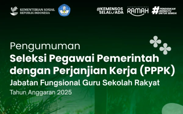 Thumbnail Berita - Kemensos Buka 1554 Formasi Lowongan Guru Sekolah Rakyat, Berikut Syarat dan Link Pendaftaran