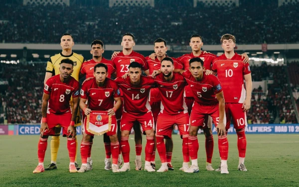 Thumbnail Berita - Lawan dan Jadwal Pertandingan Indonesia di Ronde 4 Kualifikasi Piala Dunia 2026