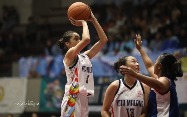 Foto Cabor basket putri Kota Malang yang telah bertanding pada Porprov IX Jatim 2025. (Foto: malangkota.go.id)