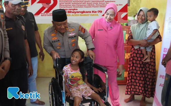 Thumbnail Berita - Wujud Mimpi Nyata, Kanaya dan Hari Bhayangkara di Sudut Abdya