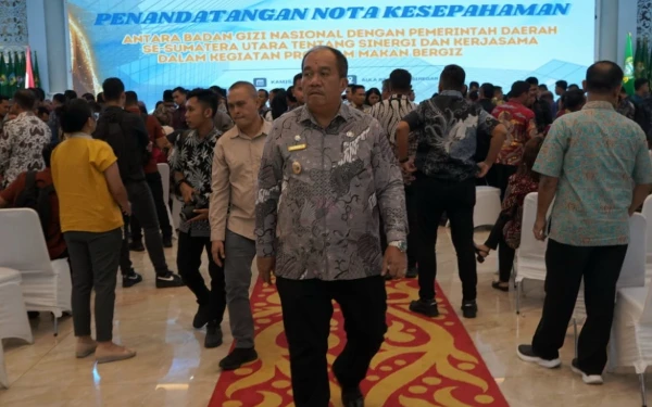 Thumbnail Berita - Taufik Zainal Tanda Tangani Nota Kesepahaman Program Makan Bergizi Gratis