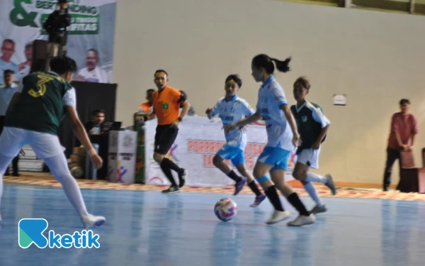Thumbnail Berita - ‎Futsal Putri Kota Batu Lolos 8 Besar Porprov IX Jatim 2025