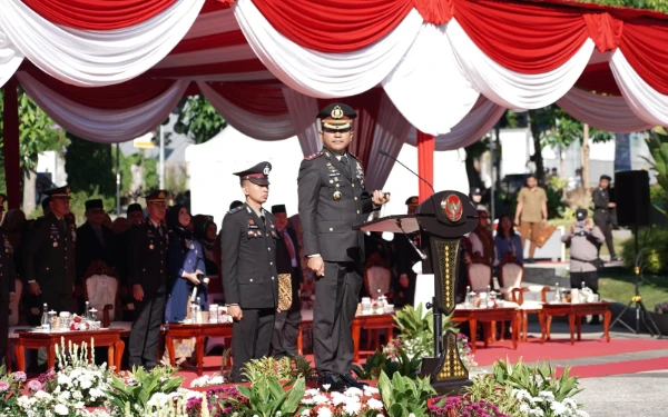 Gambar Kapolres Batu Beberkan Hasil Survei Kepuasan Publik di Hari Bhayangkara, Polri Semakin Presisi!