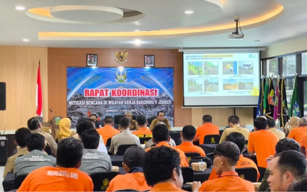 Gambar Mitigasi Bencana Banjir, Bakorwil V Gelar Rakor Lintas Instansi untuk Tingkatkan Kesiapsiagaan
