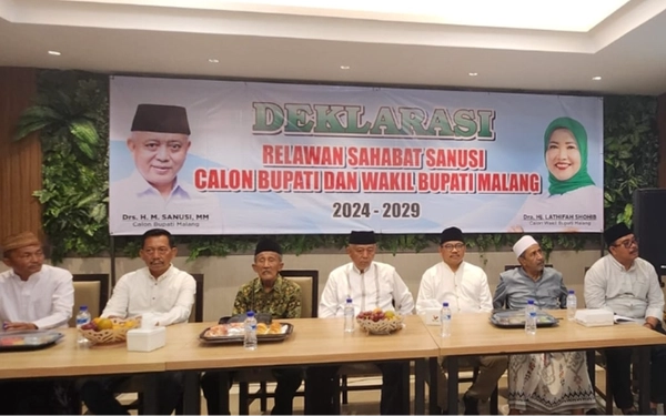 Relawan Sahabat Sanusi Jadi Ujung Tombak Menangkan Salaf di Pilbup Malang