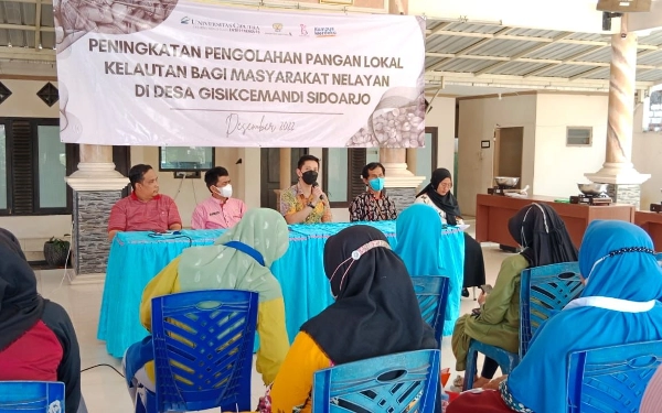 Menuju Ketahanan Pangan, UC Surabaya Dampingi Desa Bahari Sidoarjo 