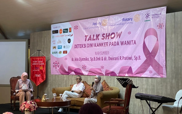 Cegah Tingginya Kanker Payudara, Rotary Club Kaliasin Gelar Talk Show 