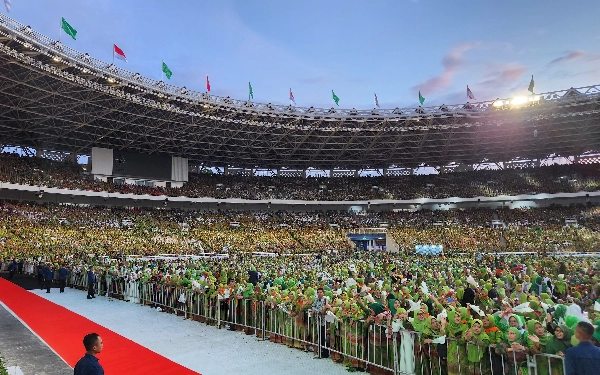 Thumbnail Ratusan ribu kader Muslimat NU tumpah ruah di Stadion Gelora Bung Karno Jakarta