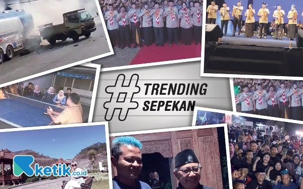 Thumbnail Trending Sepekan: Cek Fakta Kecelakaan Truk Pertamina hingga Spot Foto di Bendungan Tukul Pacitan