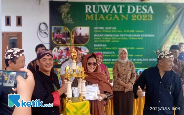 Anggota DPR RI dan Wabup Jombang Hadiri Ruwat Desa Miagan Mojoagung