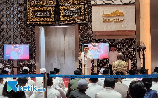 Thumbnail Tarawih di Masjid Istiqlal, Wapres KH Ma'ruf Amin: Bulan Ramadan Waktunya Panen Pahala