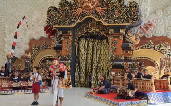 Thumbnail Berita - Lestarikan Budaya Lokal, GWK Culture Park Kenalkan Budaya Literasi Kesenian Bali 