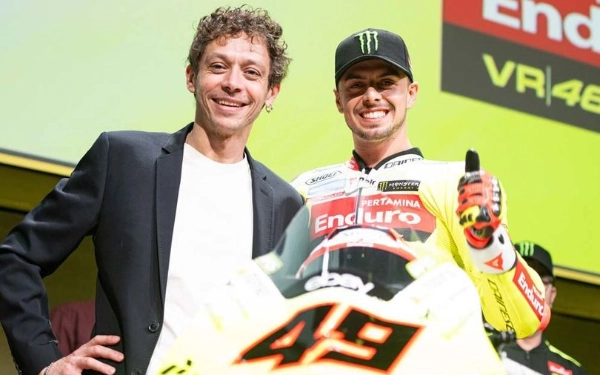 Thumbnail Berita - Malam Ini VR46 Racing Tim MotoGP Milik Valentino Rossi Launching di Balai Kartini Jakarta