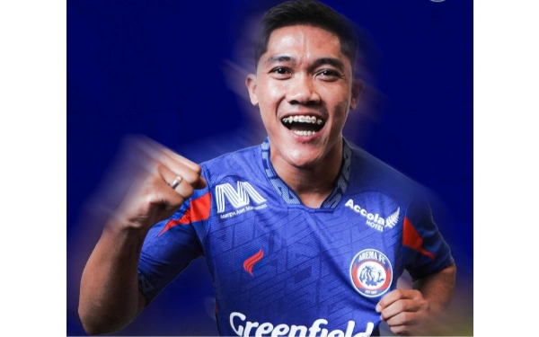 Thumbnail Berita - Bursa Transfer, Arema FC Rekrut Penyerang Sayap Deltras FC Dwiki Mardiyanto