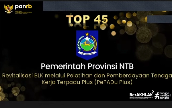 Inovasi PePaDu Plus Antarkan Pemprov NTB Raih Top Terpuji Ajang KIPP KemenPAN-RB