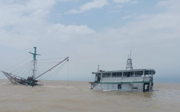 Kapal KLM Benua Indah Hilang Ditemukan, Lima Crew Kapal Selamat