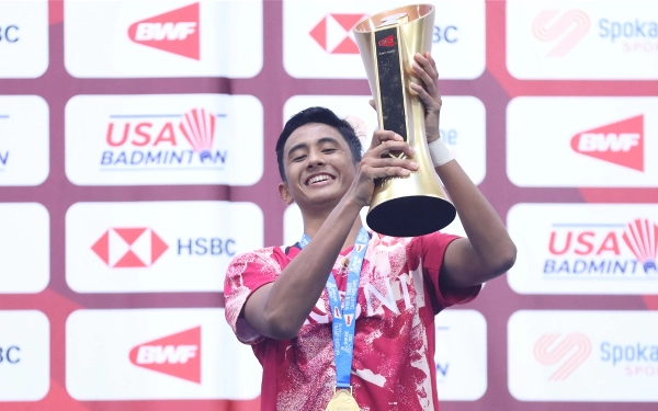 Thumbnail Berita - Alwi Farhan Menangi Kejuaraan Dunia Junior Tunggal Putra, Sedikit Obati Kegagalan Asian Games