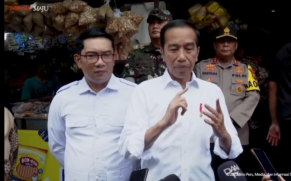 Jokowi Pantau Langsung Harga Bahan Pokok Jelang Nataru 